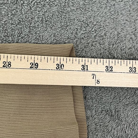 Alex Garfield Sydney Trousers Dress Pants Women 6 Beige Tapered Pleated Textured - Picture 8 of 10